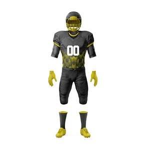 Wholesale Printed American <b>Football</b> Uniform with Anti-Bacterial Short Sleeves Breathable Fabric and Plus Size Feature - Product Image 3