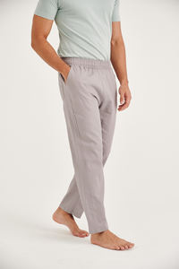 Pantalon décontracté en lin unisexe Leggings d'été de haute qualité Pantalon court régulier avec motif droit Fourniture en vrac à bas prix - Product Image 3