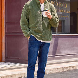 En nuevo stock, sudadera de lana Sherpa, sudadera de lana Sherpa hecha profesional de alta calidad para venta en línea - Product Image 4