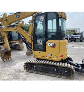 Excavadora de cadenas usada CAT303 de 3 toneladas, mini, precio económico, buen rendimiento, maquinaria en buen estado. - Product Image 1