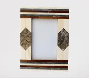 Madera con incrustaciones de hueso de alta calidad con marco de fotos Mdf en los marcos de fotos Marcos de fotos de hueso incrustaciones de hueso Mejor precio de fábrica - Product Image 2