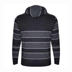 Sudaderas con capucha sueltas con cordón de color sólido impresas con logotipo personalizado para hombre, sudaderas con capucha de alta calidad - Product Image 3