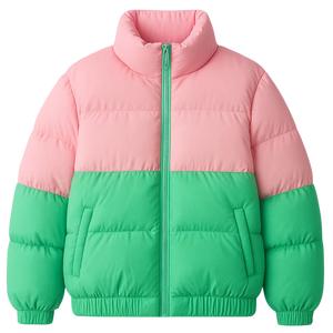 Ropa de moda de estilo callejero, chaqueta acolchada de hombre ligera de tela de alta calidad a prueba de viento para invierno con patrón de burbujas acolchado - Product Image 1