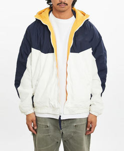 Veste coupe-vent de sport de haute qualité pour hommes, col montant et fermeture à glissière, coupe-vent décontracté Colorblock pour l'été - Product Image 5