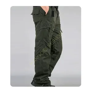 Pantalones Tácticos Casuales Transpirables con Forro de Pana de Alta Calidad, Pierna Ancha, Unisex, Térmicos para Invierno - Product Image 1