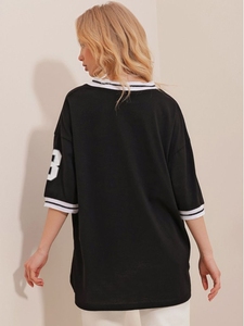 Camiseta personalizada Newyork Jersey Boxy de gran tamaño Unisex gráfico cuello en V Retro malla transpirable Casual sublimación impresión Y2K fútbol - Product Image 6