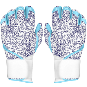 Gant en cuir de mouton durable entièrement élastique pour poignet OEM Nouveau design de gants de frappe de baseball et softball Fabricant respirant - Product Image 1