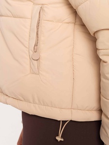 Veste matelassée légère et respirante à manches longues pour femme EVER GLOW OEM, avec emplacements pour logo personnalisé, fermeture éclair intégrale, pliable, en tissu toile - Product Image 5