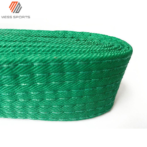 MESS SPORTS Hot Sale Martial Arts Training Equipment Cheap Custom Karate Taekwondo <b>Belts</b> Polyester/Cotton Unisex Custom Colors - Product Image 5