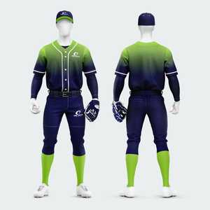 Uniforme de baseball respirant personnalisé, qualité supérieure, couleur unie, uniforme de baseball pour vente en ligne, nouveau design 2026 - Product Image 3