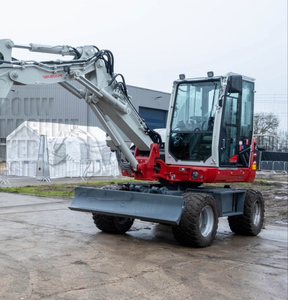 Mini-excavatrice Takeuchi TB370W de haute qualité, prix d'usine, excavatrice sur roues pour projets routiers et urbains avec la meilleure offre de réduction - Product Image 1