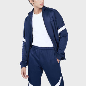 ชุดวอร์ม2ชิ้นขนาดพลัสไซส์ของผู้ชายทันสมัยปรับแต่งได้สำหรับสวมใส่สบายๆในฤดูหนาวลายพื้น - Product Image 3