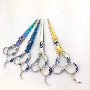 กรรไกรตัดผมสำหรับช่างตัดผมพร้อมใบมีดสแตนเลสและด้ามจับโดยอุตสาหกรรม - Product Image 1