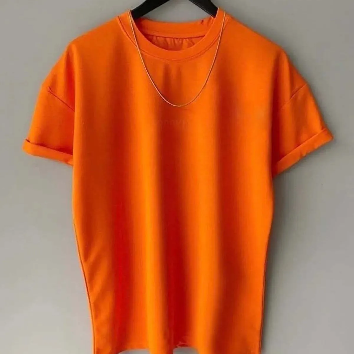 Áo thời trang thương hiệu nam mùa hè áo thun màu trơn 2023 nam thời trang giản dị áo thun cotton ngắn tay thời trang dạo phố mùa hè