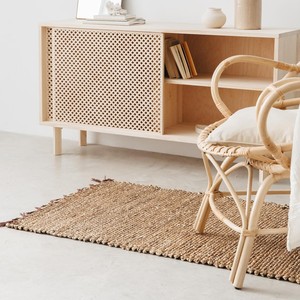 Tapis en jacinthe d'eau de luxe pour la maison et l'hôtel tapis durable taille personnalisable tapis naturels - Product Image 5