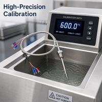 Termopar Blindado de Precisión Tipo K, Sensor de Alta Temperatura SUS316 de 0~800, OEM/ODM, Clasificación IP56 para Uso en Hornos Industriales