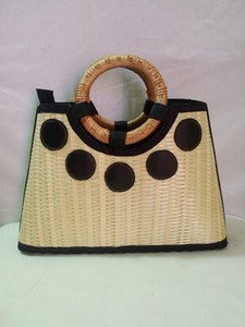 กระเป๋าหญ้าทะเลพร้อมที่จับจากเวียดนาม - Product Image 4