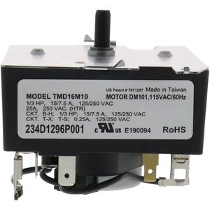 Minuteur de sèche-linge électrique ERP WE4M527 120V en plastique et acier pour application extérieure - Product Image 5