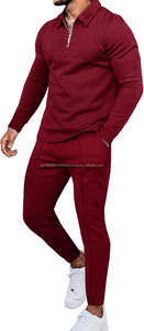 Conjunto Deportivo de Dos Piezas Personalizado de Felpa Gruesa de 420 g/m², Sudadera con Capucha y Pantalones Jogger para Hombre, Logotipo Bordado, Color Verde Caqui, Ropa Deportiva de Invierno - Product Image 2