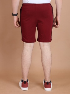 Bermuda noir classique de haute qualité pour hommes confortable taille élastique solide polyvalent tenue décontracté pour temps chaud en plein air - Product Image 6