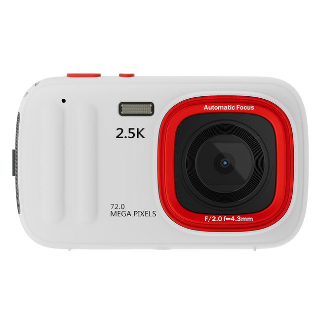 24 Inch HD Mini Home Travel Portable Shooting Card Camera Entry-level Selfie Digital Camera 72 Million Pixels for Students Vlog