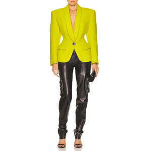 Blazer clásico para mujer, abrigo Formal ajustado a la moda, chaqueta de negocios moderna, prendas de vestir exteriores informales versátiles para armario de mujer - Product Image 3