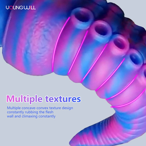 Young Will Unisex Giant Monster Liquid Silicone Anal Plugs Mixed Color Octopus Shaped Harem Expanders Dildos Soft for Adult Use - Product Image 2