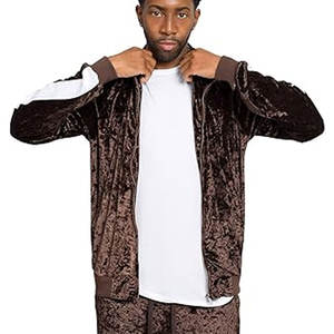 Survêtements d'hiver pour hommes en velours doux, 2 pièces, pantalons de jogging amples, respirants, séchage rapide, matière polyester/coton - Product Image 6