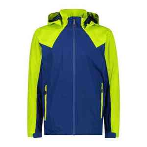 Chaqueta de equitación azul lima verde de algodón y poliéster con capucha, bolsillos con cremallera, equipo de salto ecuestre, logotipo personalizado, embalaje al por mayor - Product Image 4