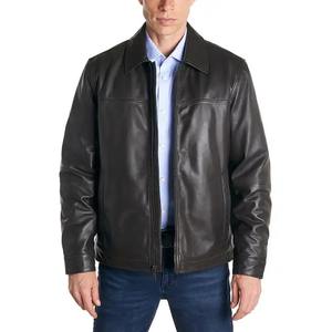 Veste d'hiver pour homme de haute qualité, personnalisable, style varsity décontracté, style motard, tissu en toile, haute couture, nouveau cuir - Product Image 6