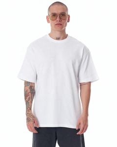 OEM personnalisable 100% coton surdimensionné hommes Streetwear T-Shirt haute qualité cousu lourd couleur personnalisée longue conception vierge personnalisée - Product Image 5