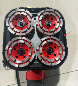 HC-100 चीन गर्म बिक्री अच्छी गुणवत्ता वाले इलेक्ट्रिक छोटे हैंडहेल्ड चार हेड कंक्रीट फ्लोर ग्राइंडर पॉलिशर मशीन - Product Image 4