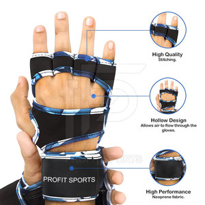 Guantes de Fitness de medio dedo para hombre, ligeros, transpirables, antideslizantes, para gimnasio, con nuevo diseño para deportes de levantamiento de pesas - Product Image 2