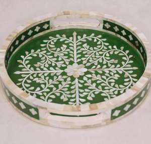 Panneau MDF de haute qualité sur incrustation de nacre Nouveau design Vente chaude avec plateau de service de haute qualité - Product Image 5