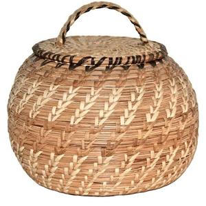 Panier de rangement de légumes de Fruits arrondis de qualité standard élevée pour la décoration de table de dîner panier de serveur de Fruits fabriqué à la main - Product Image 4