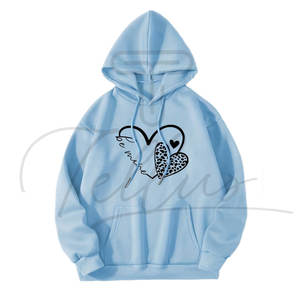 Nouveau sweat-shirt à capuche tendance pour femmes, vente chaude, broderie sur le devant, personnalisé pour la Saint-Valentin, sweat-shirt formel - Product Image 5