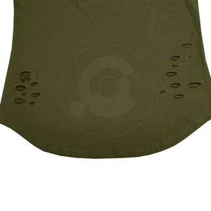 Camiseta Nueva con Bordado Desgastado, 100% Algodón, Estilo Único - Product Image 5