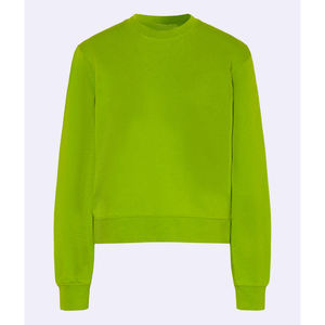 Sweat-shirt oversize vintage pour homme et femme, logo personnalisé brodé, polaire doux uni, design uni, col rond universitaire - Product Image 4