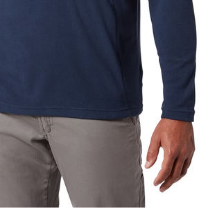 Prix avantageux pour les acheteurs en gros / Sweat-shirt à col côtelé pour homme avec couleur unie et logo personnalisé, manches longues - Product Image 4
