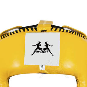 อุปกรณ์ป้องกันศีรษะสำหรับชกมวยทำจากหนังคุณภาพสูงดีไซน์ตามสั่ง - Product Image 5