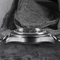 Reloj de Acero Inoxidable Resistente al Agua de 100 m con Logotipo Personalizado OEM ODM, Miyota 9015 Automático de 39 mm, Fábrica de Relojes de Marca Blanca, CE RoHS