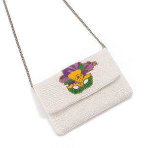 Monedero de noche para mujer con cuentas de cristal MARDI GRAS - Product Image 5