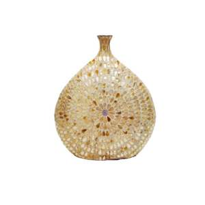 Vases incrustés MOP design de luxe avec des décorations de couleurs variées pour la maison accessoires de décoration de haute qualité de l'usine du Vietnam - Product Image 2