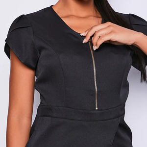 Ensemble de vêtements médicaux pour femmes Costume médical à la mode Uniforme hospitalier OEM Salon de beauté Clinique dentaire Vêtements de travail Summer Hospital Scrubs - Product Image 6