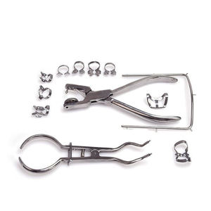 Best Product Rubber Dam Instruments Kit <b>Clamps</b> Ivory <b>Clamps</b> Forceps Dental Restorative Instruments - Product Image 5