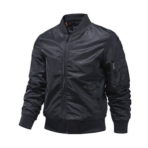 2025 Wholesale Custom logo Men's Flight <b>Bomber</b> <b>Jacket</b> Winter Cotton Thickened <b>Baseball</b> <b>Bomber</b> <b>Jacket</b> for Men Manufacturers - Product Image 3