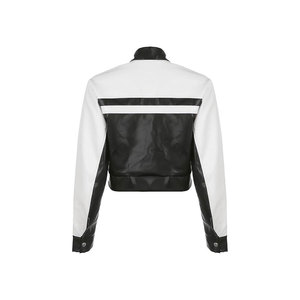 QASWA SPORTS Women's Genuine Leather <b>Motorcycle</b> Jacket-Eco-Friendly Windproof Breathable Fur Trim Zipper Closure Made Pakistan - Product Image 2
