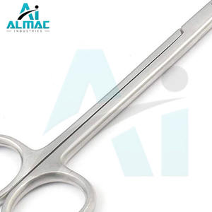 ALMAC Ciseaux à iris en acier avancé de haute qualité Ciseaux de premiers soins manuels Instruments chirurgicaux de base pour usage médical - Product Image 3