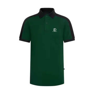 OEM nuevos polos de punto logotipo personalizado hombres sólido transpirable polos de manga corta liso Polo camiseta para hombres - Product Image 6