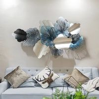 Decoración de Pared para el Hogar, Arte Metálico Hecho a Mano, Artesanía Metálica Colgante, Patrón Abstracto Personalizado, OEM ODM